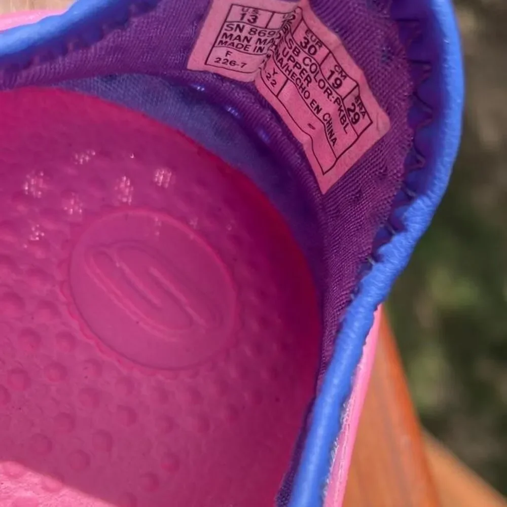 Skechers Kids 13 Pink Water shoes slip On Sandals